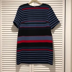 Zara short sleeve shift dress